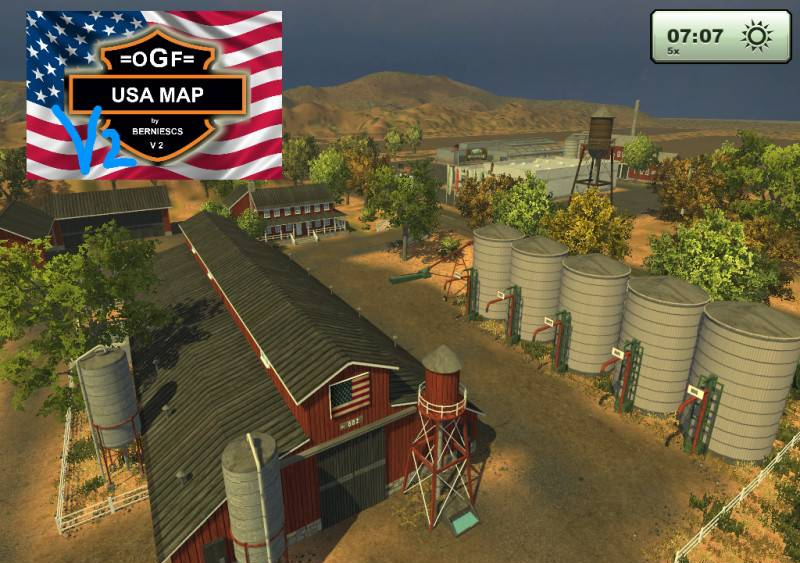 Карта OGF USA для Farming Simulator 2013