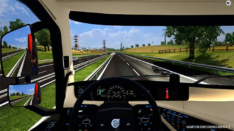 Мод Enb Series графика для Euro Truck Simulator 2