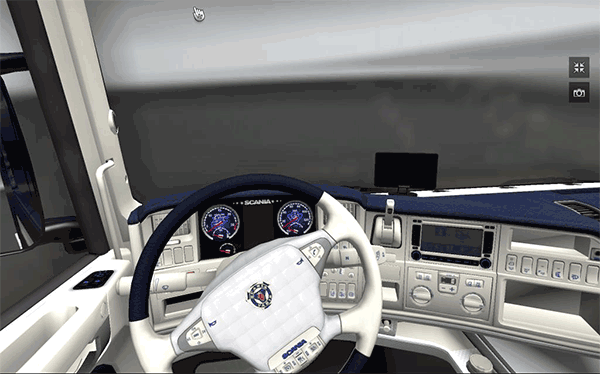 Салон Scania r2008 для Euro Truck Simulator 2