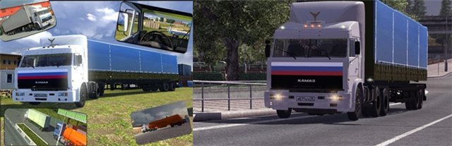 Камаз 54115 из сериала дальнобойщики для Euro Truck Simulator 2